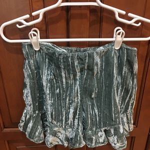 Sea foam color shorts